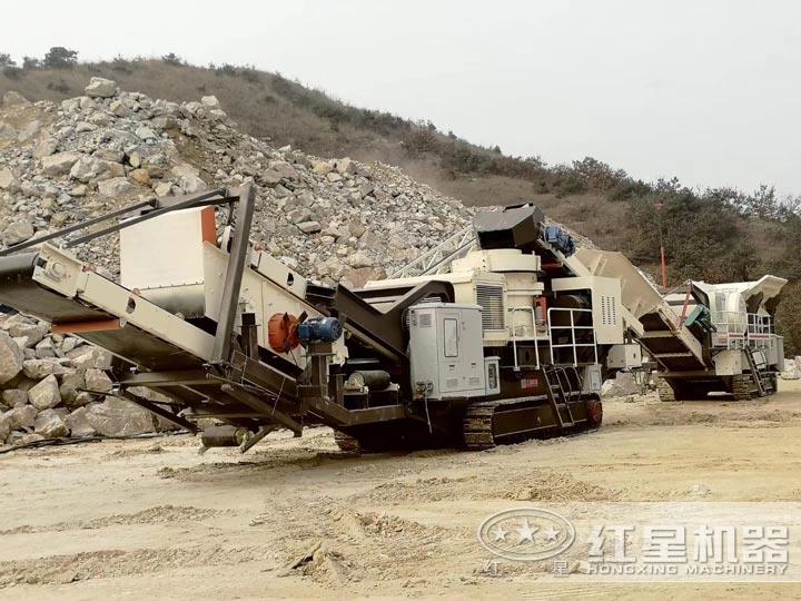 建筑垃圾破碎現(xiàn)場，選好設(shè)備收益更高